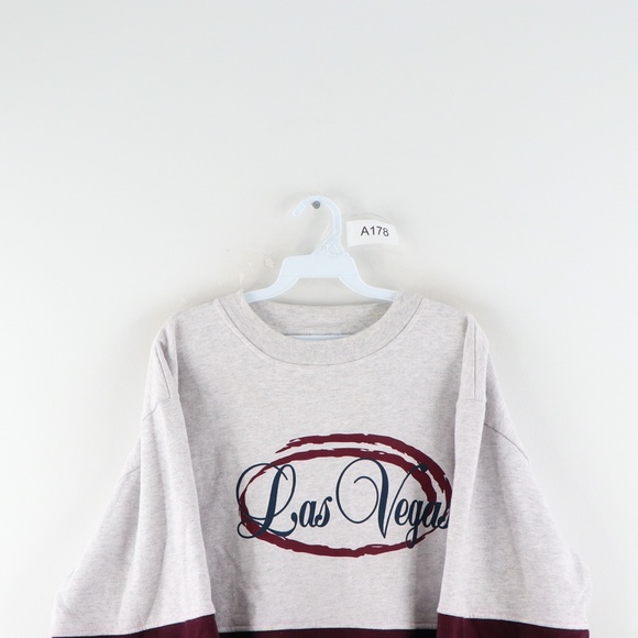 Vintage 90s Streetwear Las Vegas Sweatshirt USA - Picture 2 of 9
